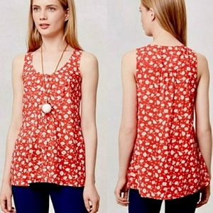 Anthropologie [Maeve] Ardmore Sleeveless Floral Top